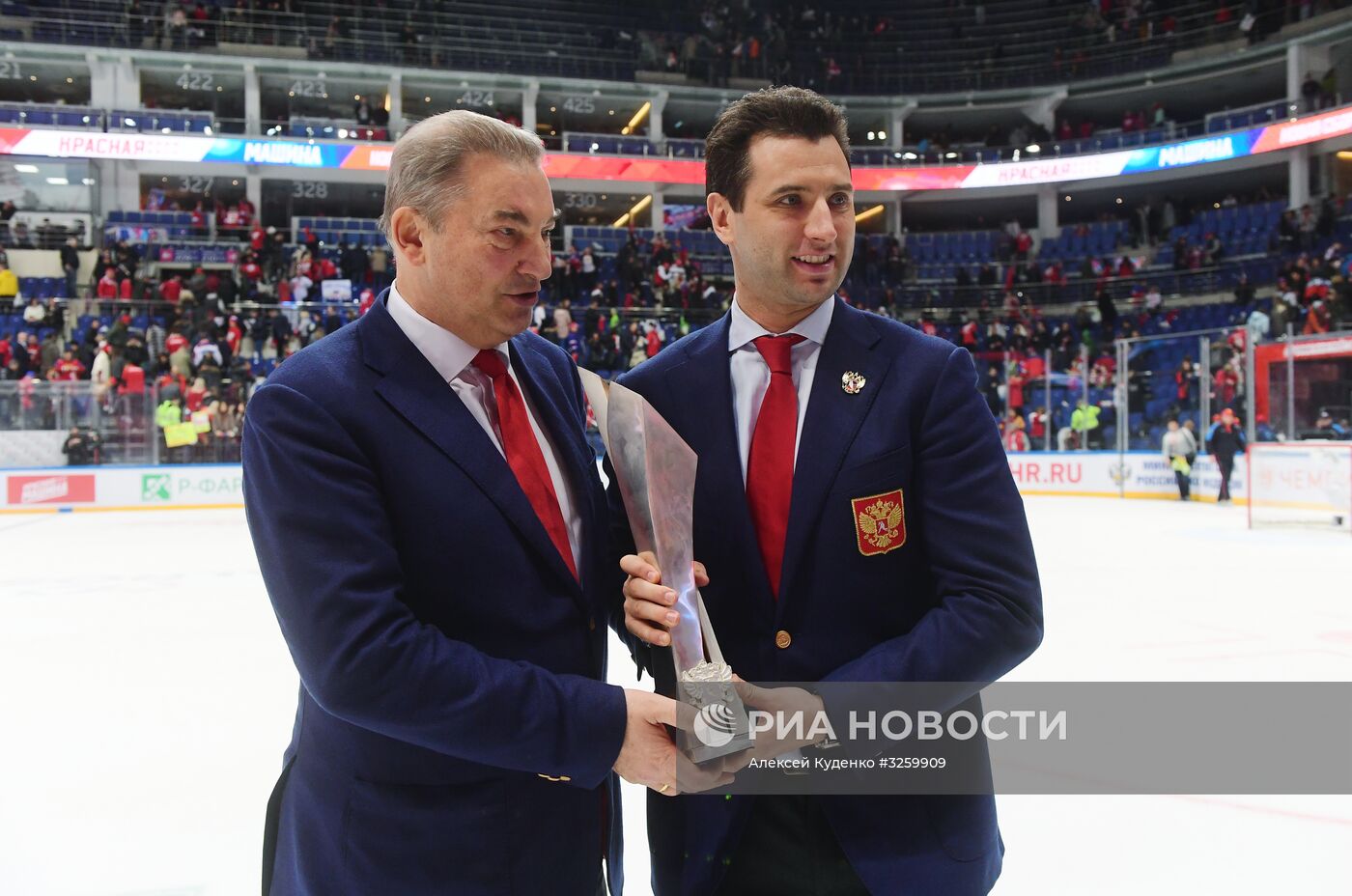 Хоккей. Кубок Первого канала. Матч Россия - Финляндия