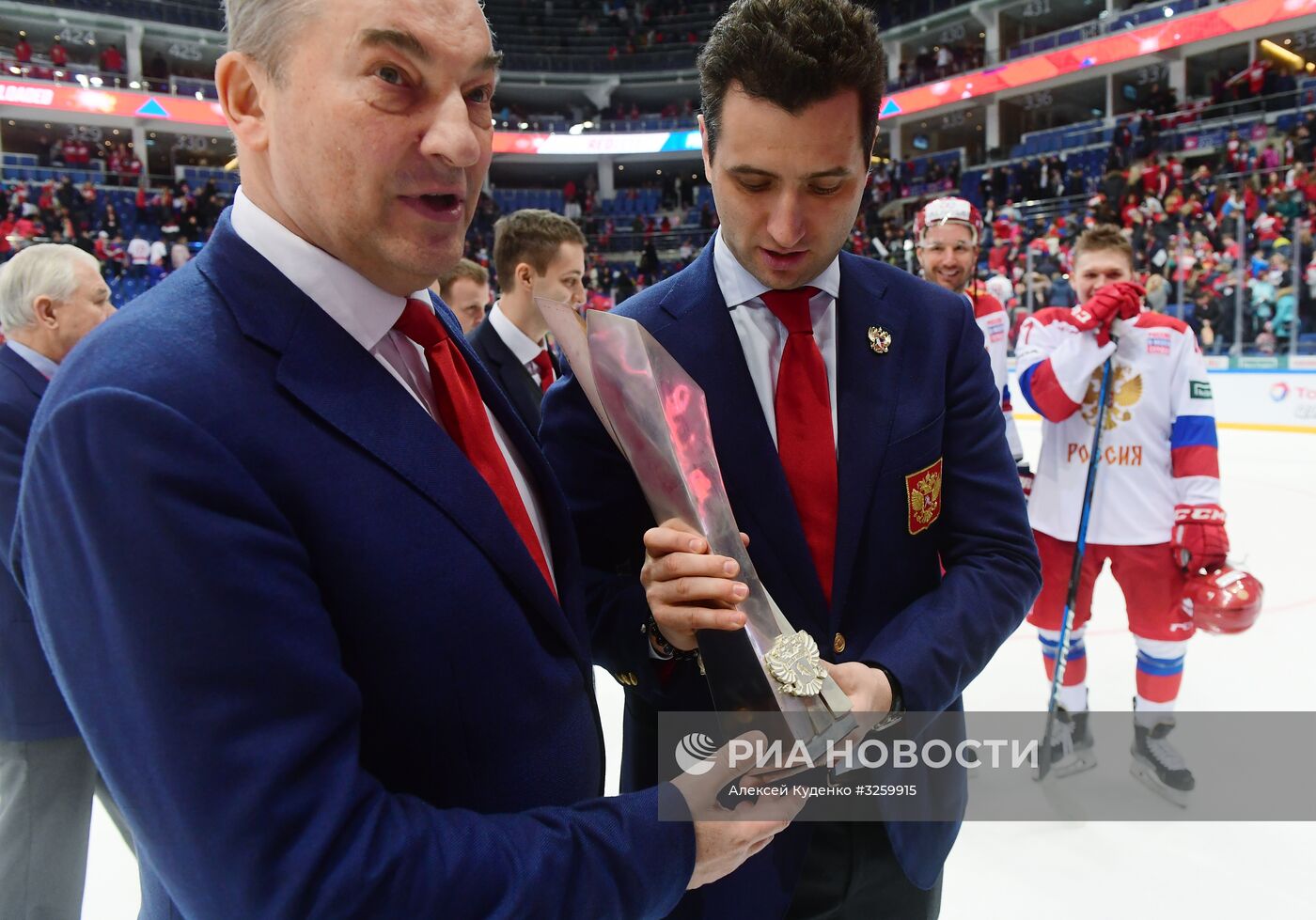 Хоккей. Кубок Первого канала. Матч Россия - Финляндия