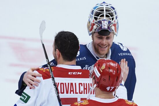 Хоккей. Кубок Первого канала. Матч Россия - Финляндия