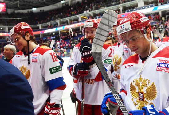 Хоккей. Кубок Первого канала. Матч Россия - Финляндия