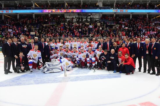 Хоккей. Кубок Первого канала. Матч Россия - Финляндия