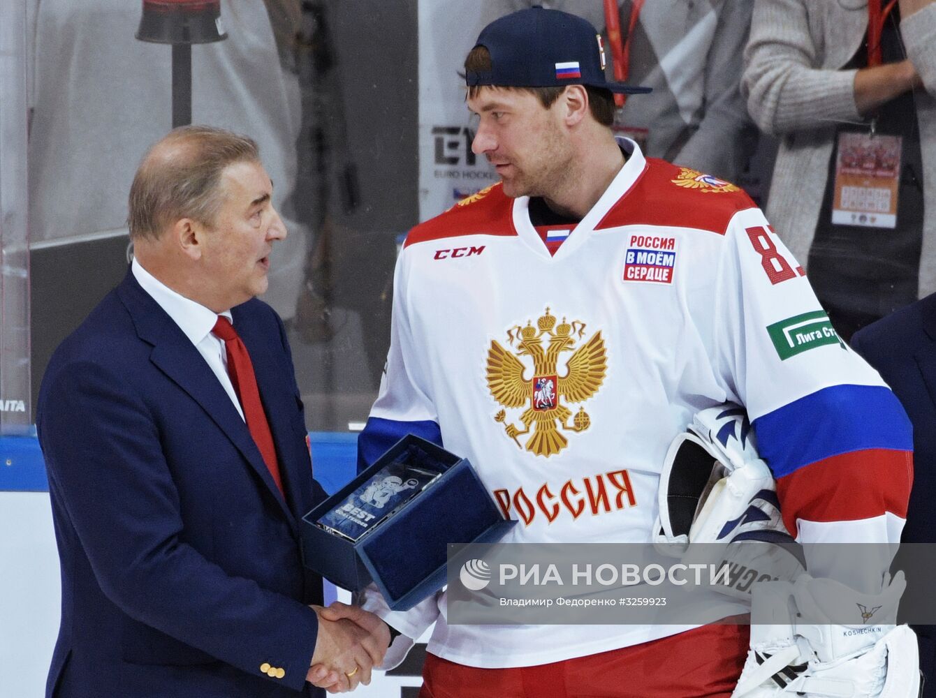 Хоккей. Кубок Первого канала. Матч Россия - Финляндия