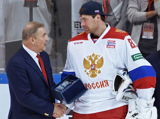 Хоккей. Кубок Первого канала. Матч Россия - Финляндия