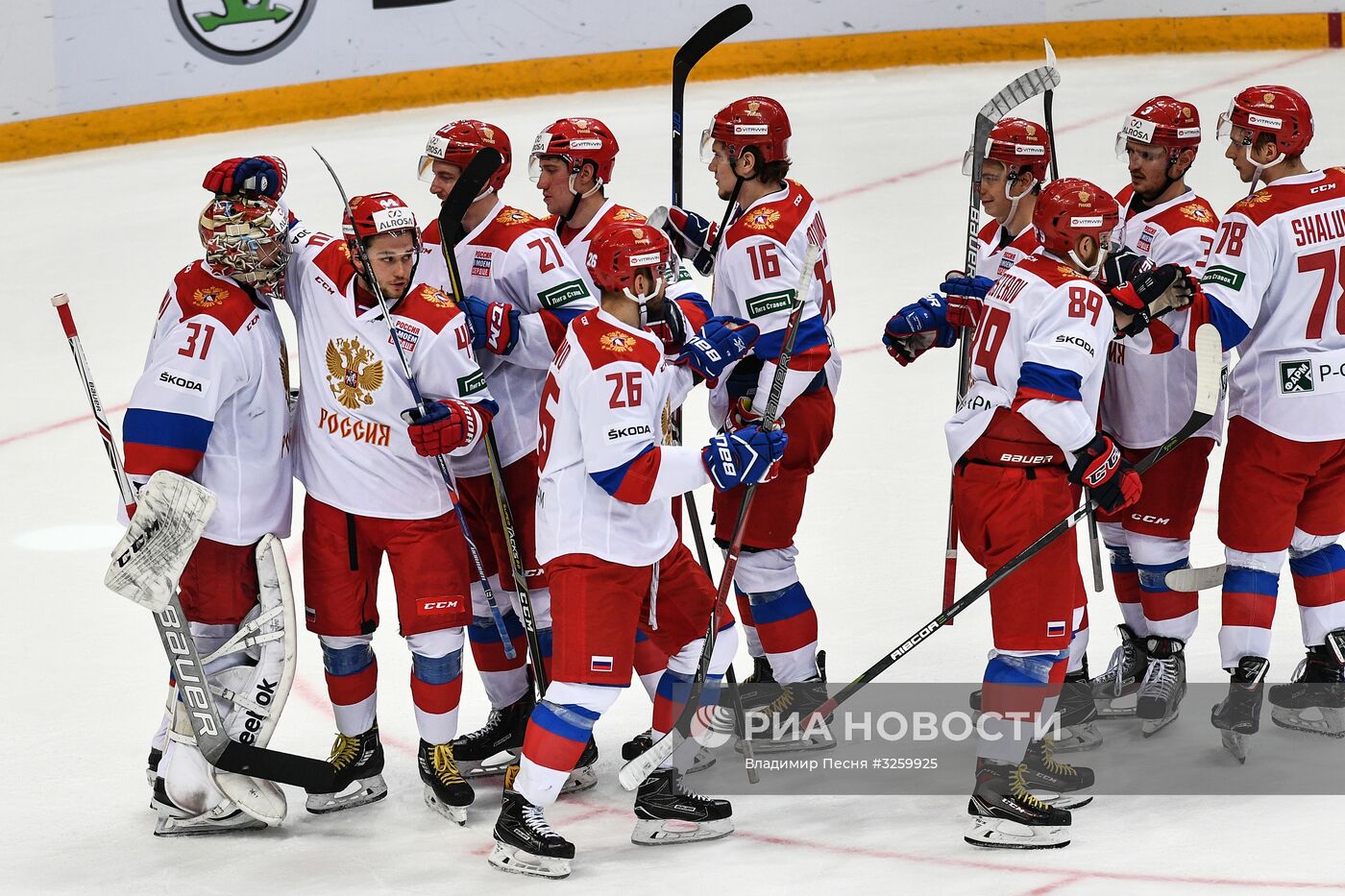 Хоккей. Кубок Первого канала. Матч Россия - Финляндия