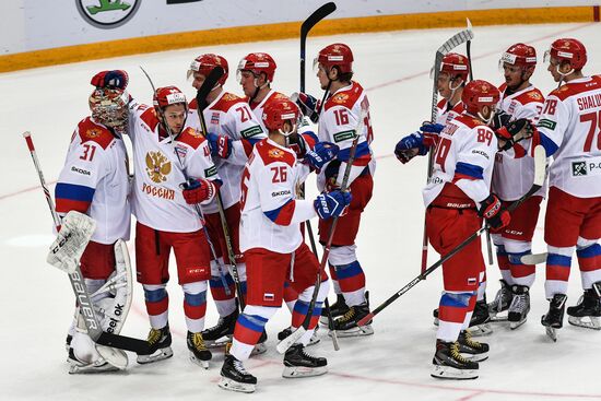 Хоккей. Кубок Первого канала. Матч Россия - Финляндия