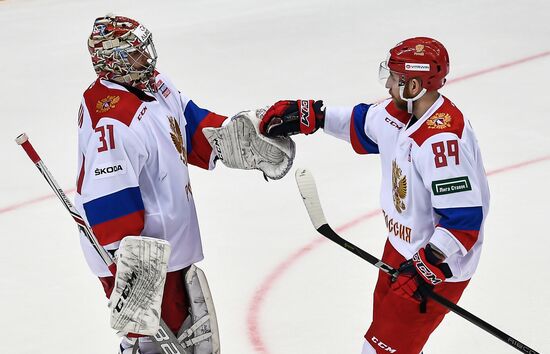 Хоккей. Кубок Первого канала. Матч Россия - Финляндия