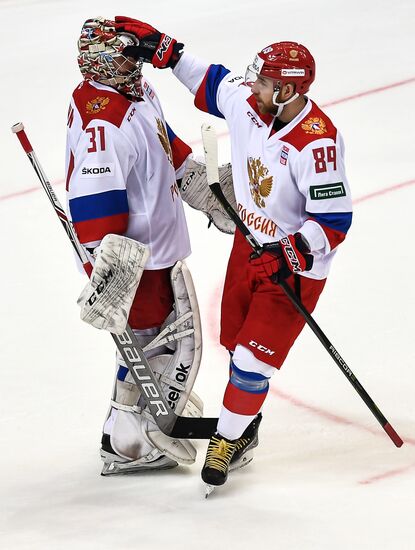 Хоккей. Кубок Первого канала. Матч Россия - Финляндия