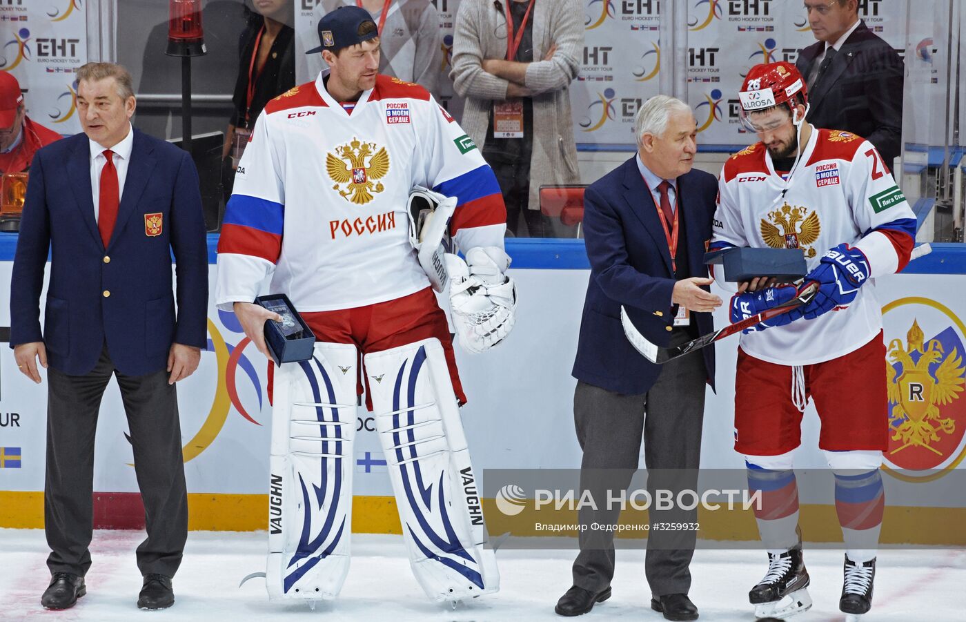 Хоккей. Кубок Первого канала. Матч Россия - Финляндия