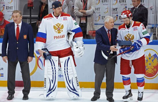 Хоккей. Кубок Первого канала. Матч Россия - Финляндия