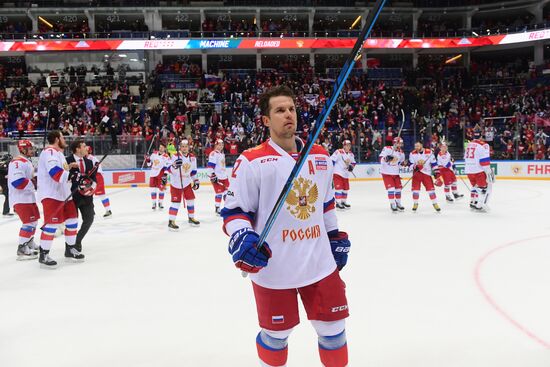 Хоккей. Кубок Первого канала. Матч Россия - Финляндия