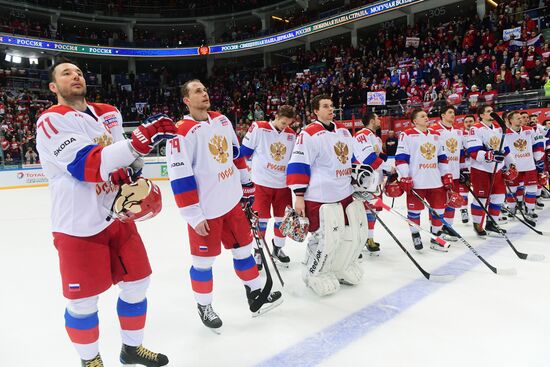 Хоккей. Кубок Первого канала. Матч Россия - Финляндия
