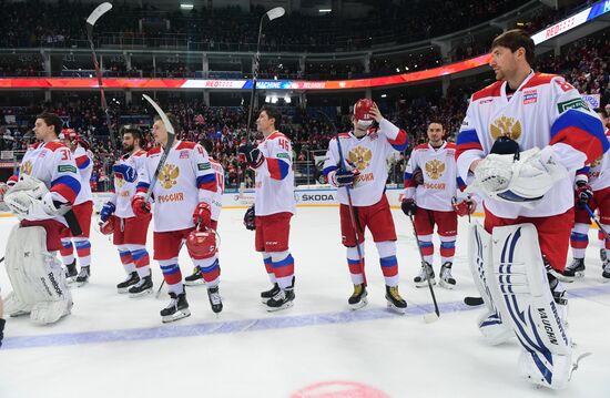 Хоккей. Кубок Первого канала. Матч Россия - Финляндия