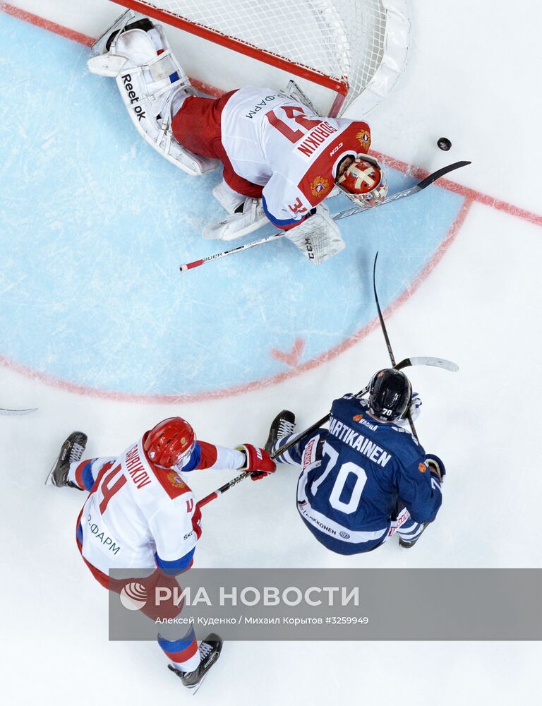 Хоккей. Кубок Первого канала. Матч Россия - Финляндия