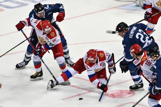Хоккей. Кубок Первого канала. Матч Россия - Финляндия