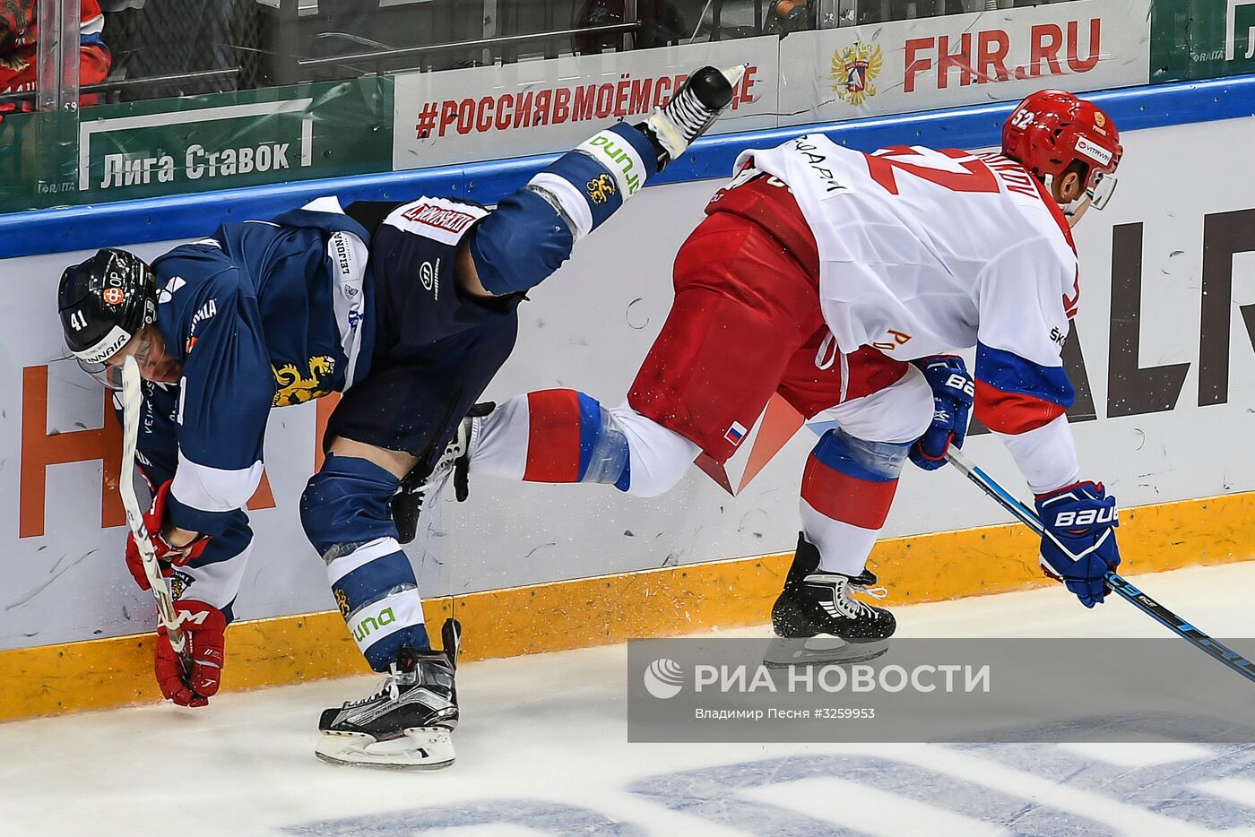 Хоккей. Кубок Первого канала. Матч Россия - Финляндия