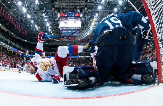 Хоккей. Кубок Первого канала. Матч Россия - Финляндия