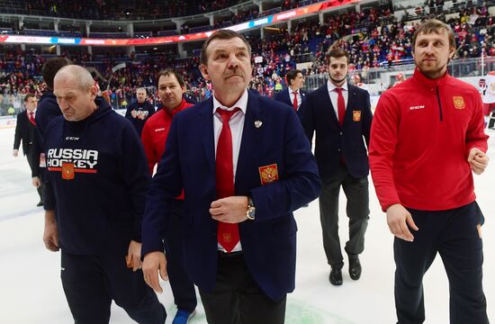 Хоккей. Кубок Первого канала. Матч Россия - Финляндия