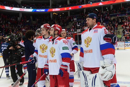 Хоккей. Кубок Первого канала. Матч Россия - Финляндия