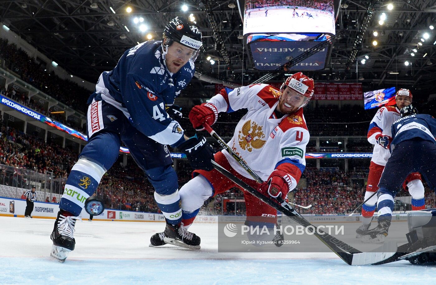 Хоккей. Кубок Первого канала. Матч Россия - Финляндия