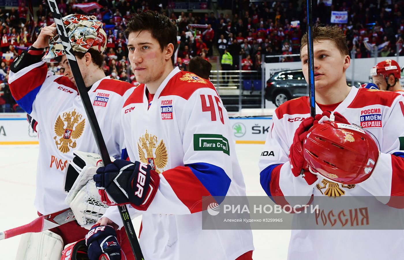 Хоккей. Кубок Первого канала. Матч Россия - Финляндия
