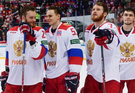 Хоккей. Кубок Первого канала. Матч Россия - Финляндия