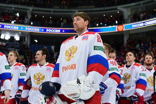 Хоккей. Кубок Первого канала. Матч Россия - Финляндия