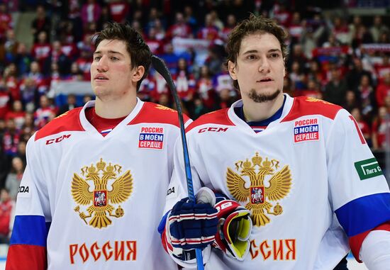 Хоккей. Кубок Первого канала. Матч Россия - Финляндия