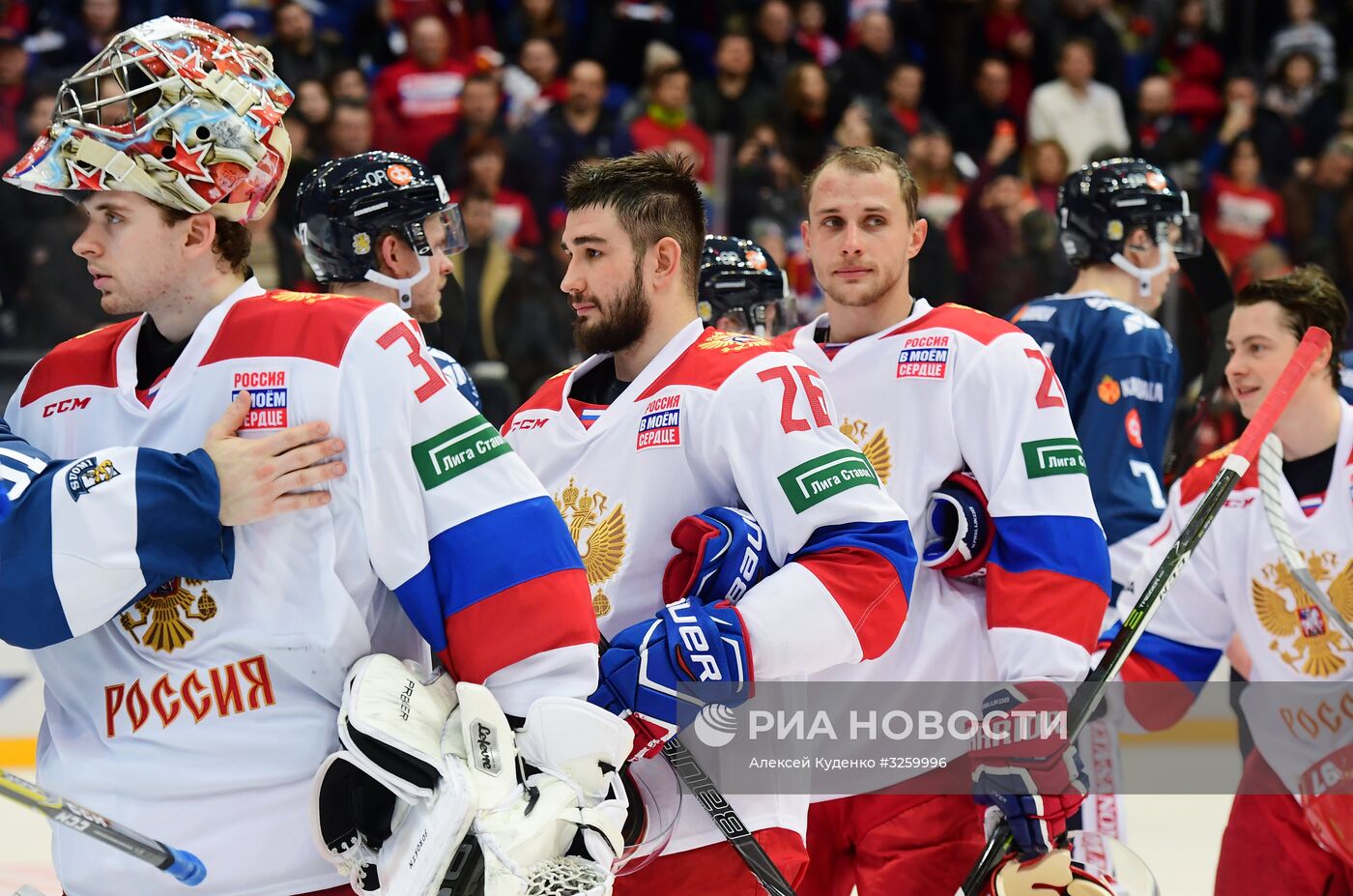 Хоккей. Кубок Первого канала. Матч Россия - Финляндия
