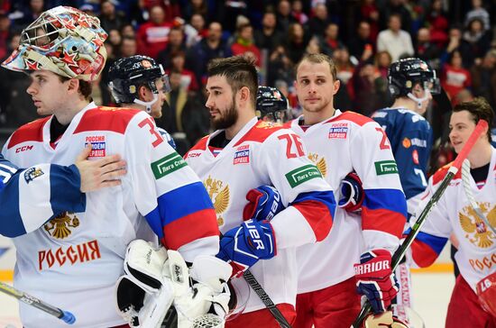 Хоккей. Кубок Первого канала. Матч Россия - Финляндия