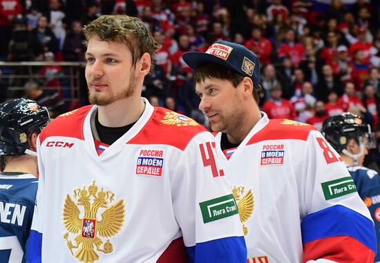 Хоккей. Кубок Первого канала. Матч Россия - Финляндия