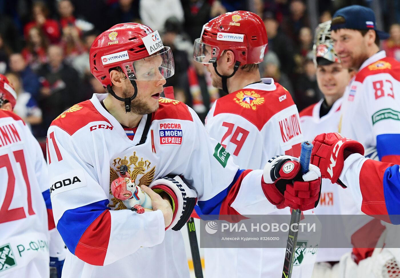 Хоккей. Кубок Первого канала. Матч Россия - Финляндия