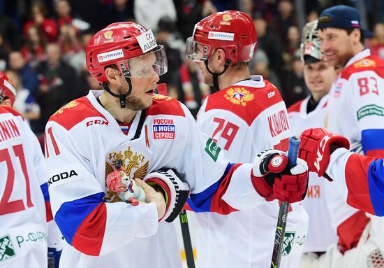 Хоккей. Кубок Первого канала. Матч Россия - Финляндия