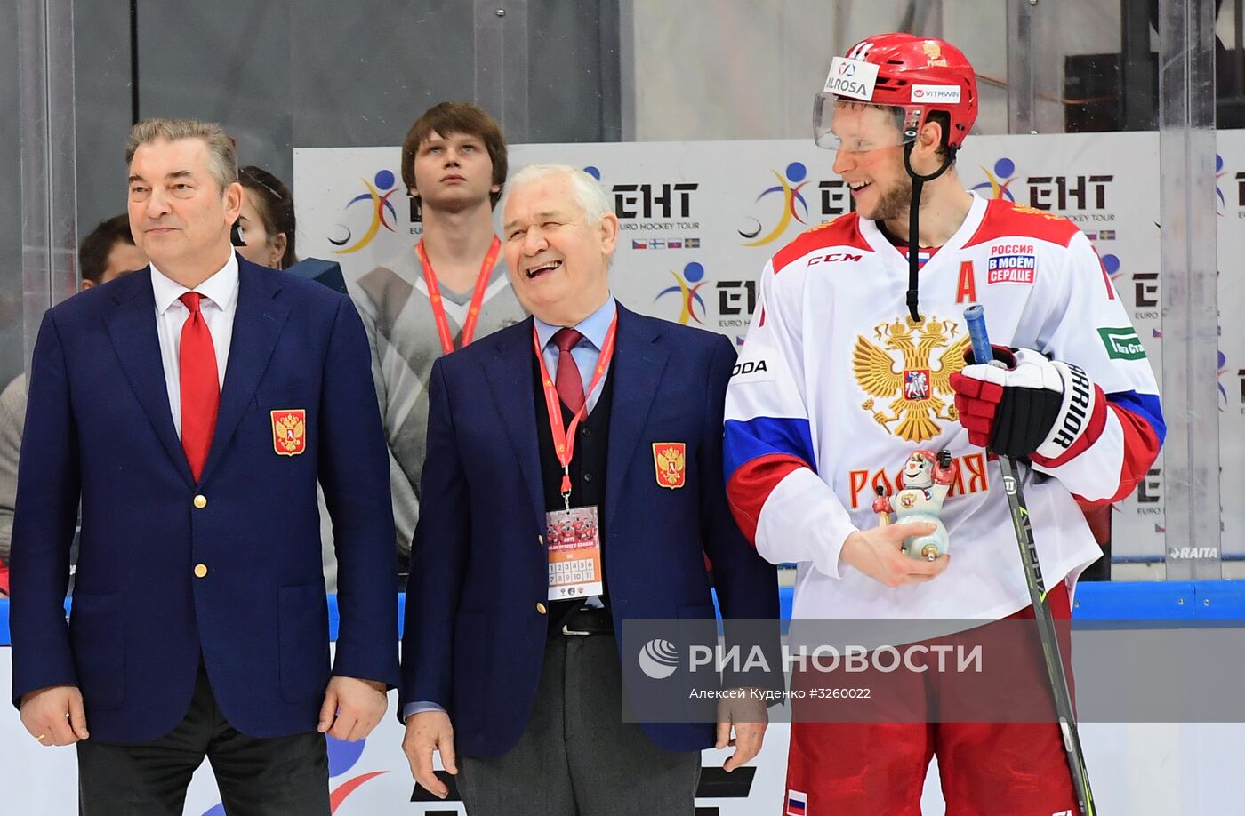 Хоккей. Кубок Первого канала. Матч Россия - Финляндия