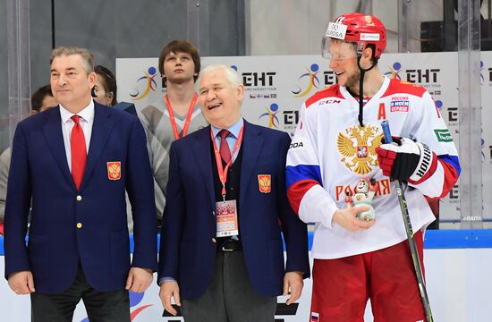 Хоккей. Кубок Первого канала. Матч Россия - Финляндия