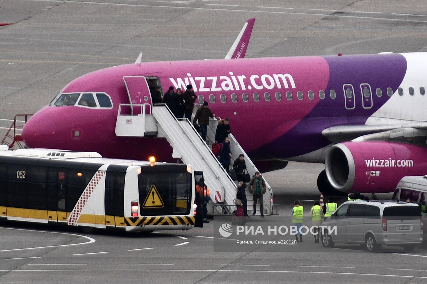 Первый рейс авиакомпании Wizz Air Москва-Дебрецен
