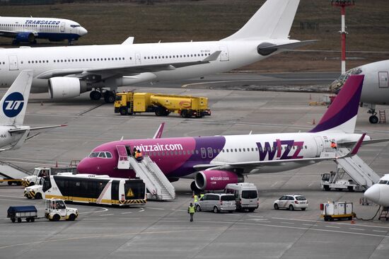 Первый рейс авиакомпании Wizz Air Москва-Дебрецен