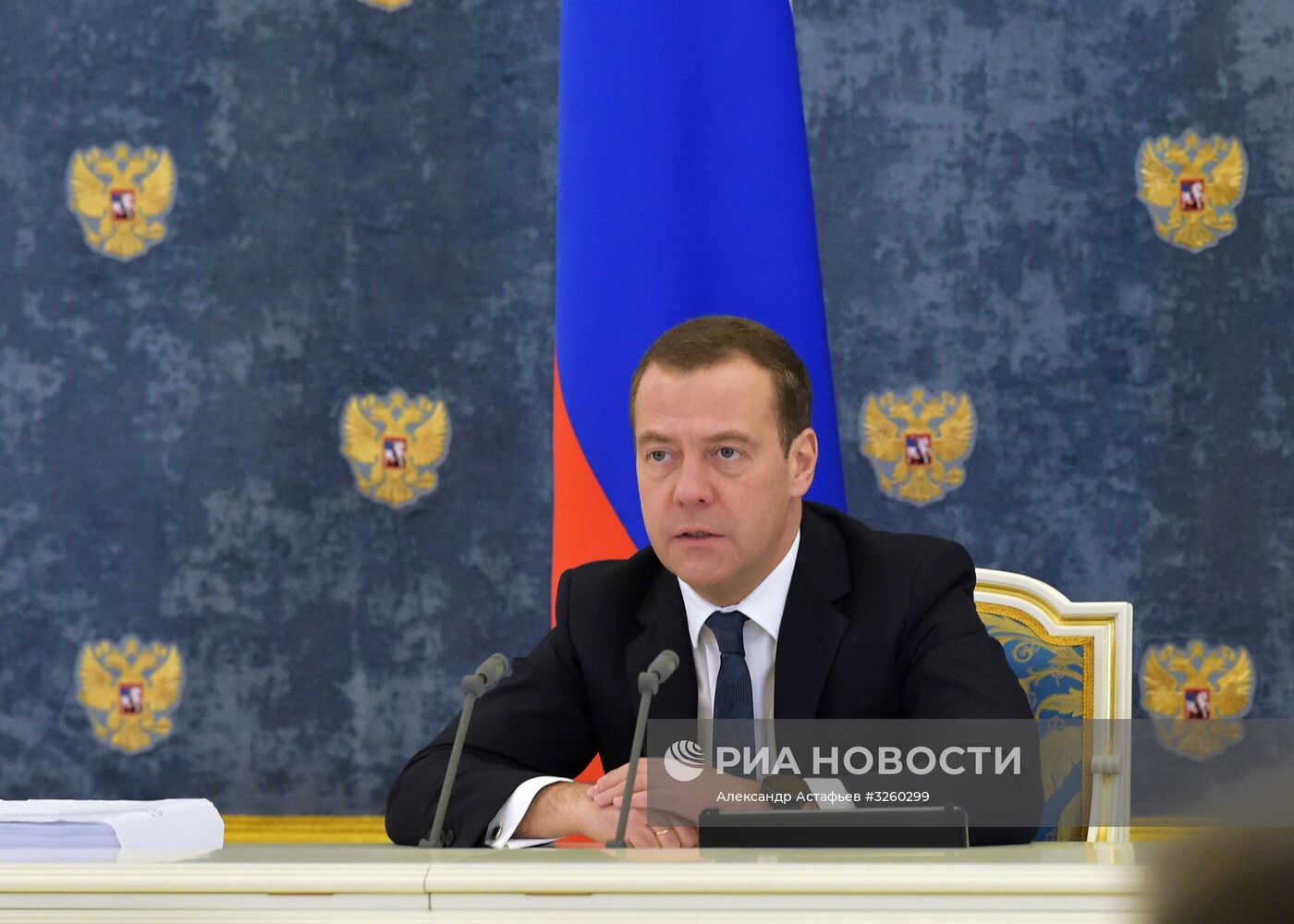 Премьер-министр РФ Д. Медведев провел заседание правительственной комиссии по применению ИТ для улучшения качества жизни