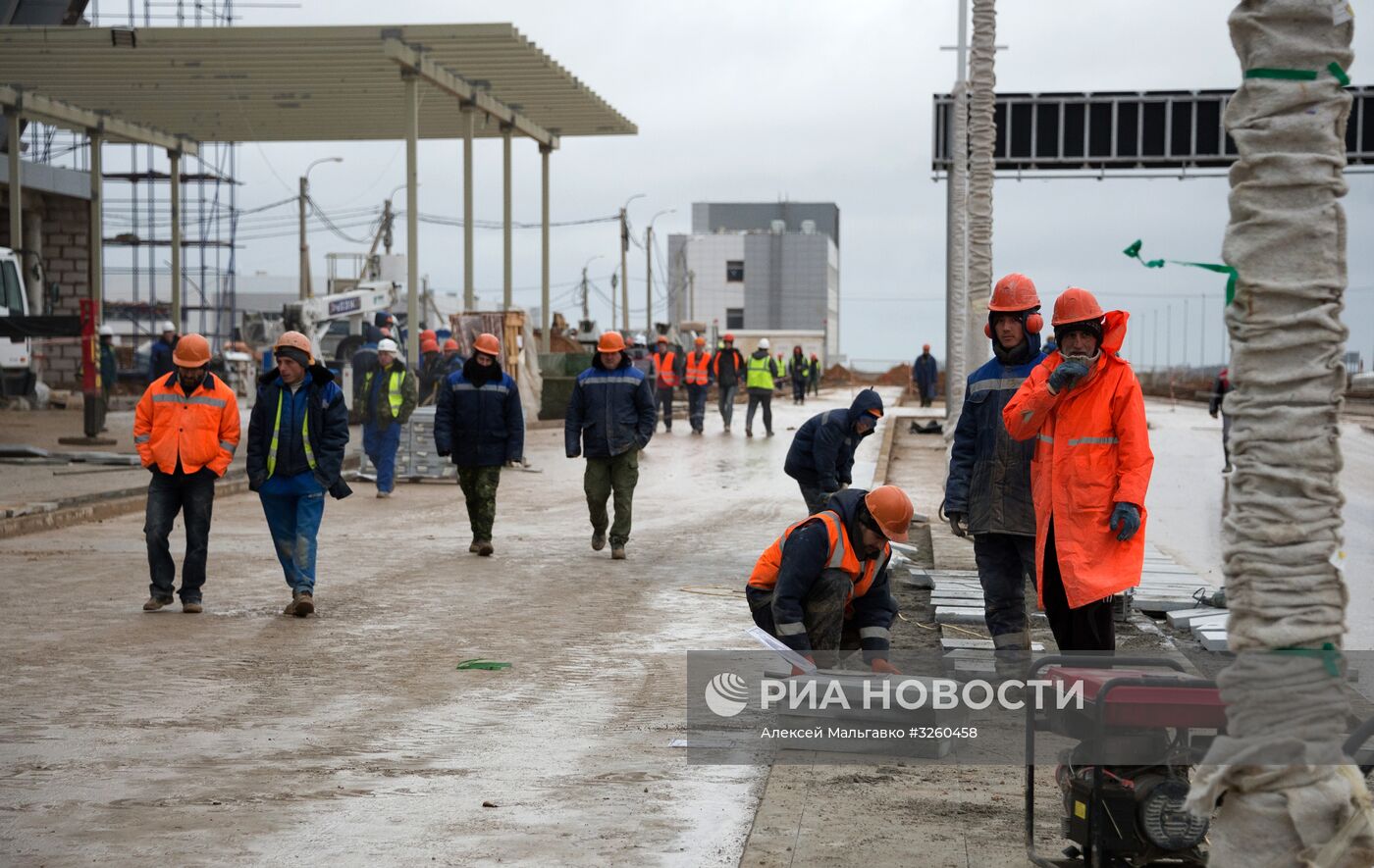 Строительство нового терминала аэропорта "Симферополь"