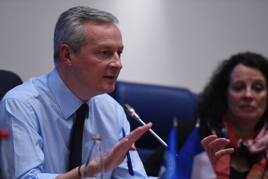 Открытая лекция Министра экономики и финансов Франции господина Брюно Ле Мера в ВШЭ