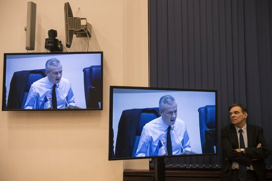 Открытая лекция Министра экономики и финансов Франции господина Брюно Ле Мера в ВШЭ