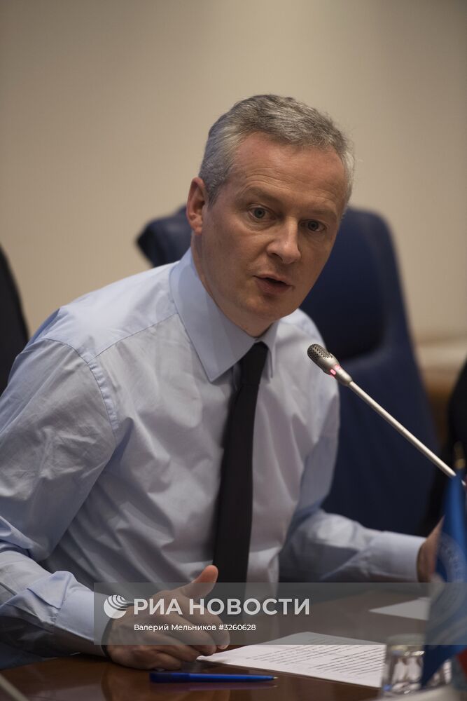 Открытая лекция Министра экономики и финансов Франции господина Брюно Ле Мера в ВШЭ