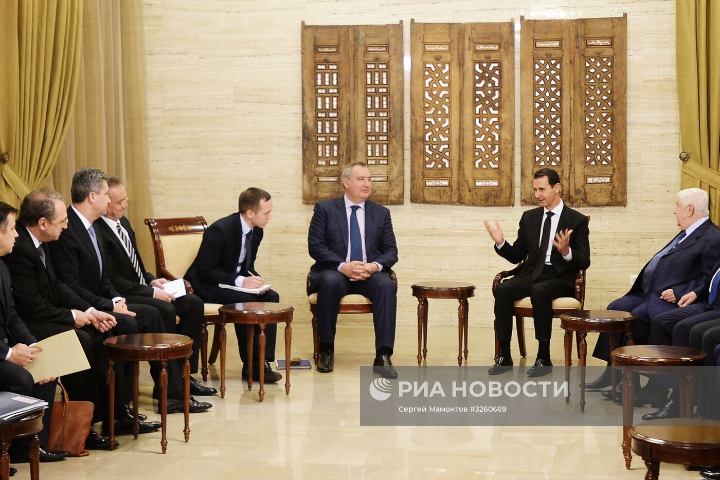 Вице-премьер РФ Дмитрий Рогозин посетил Сирийскую Арабскую Республику с рабочим визитом