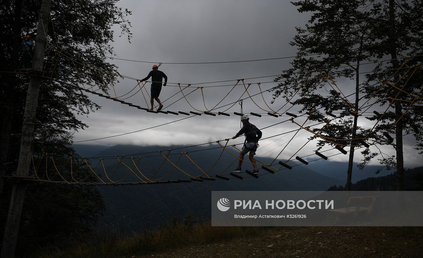 Круглогодичный горный курорт "Роза хутор" в Красной поляне