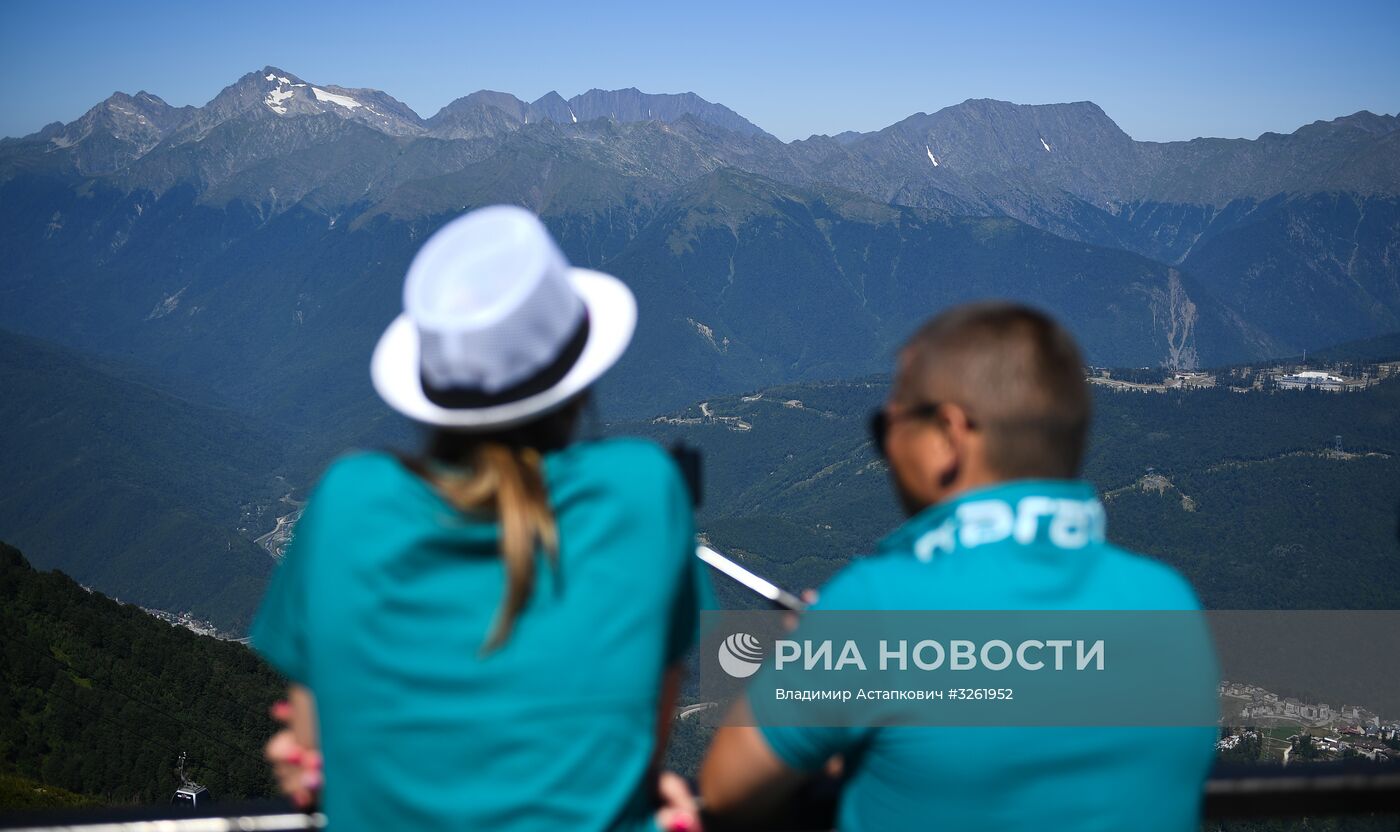 Круглогодичный горный курорт "Роза хутор" в Красной поляне