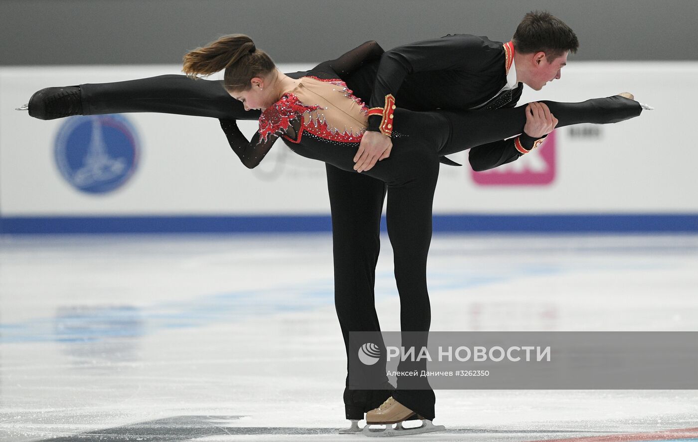 Фигурное катание. Чемпионат России. Пары. Короткая программа