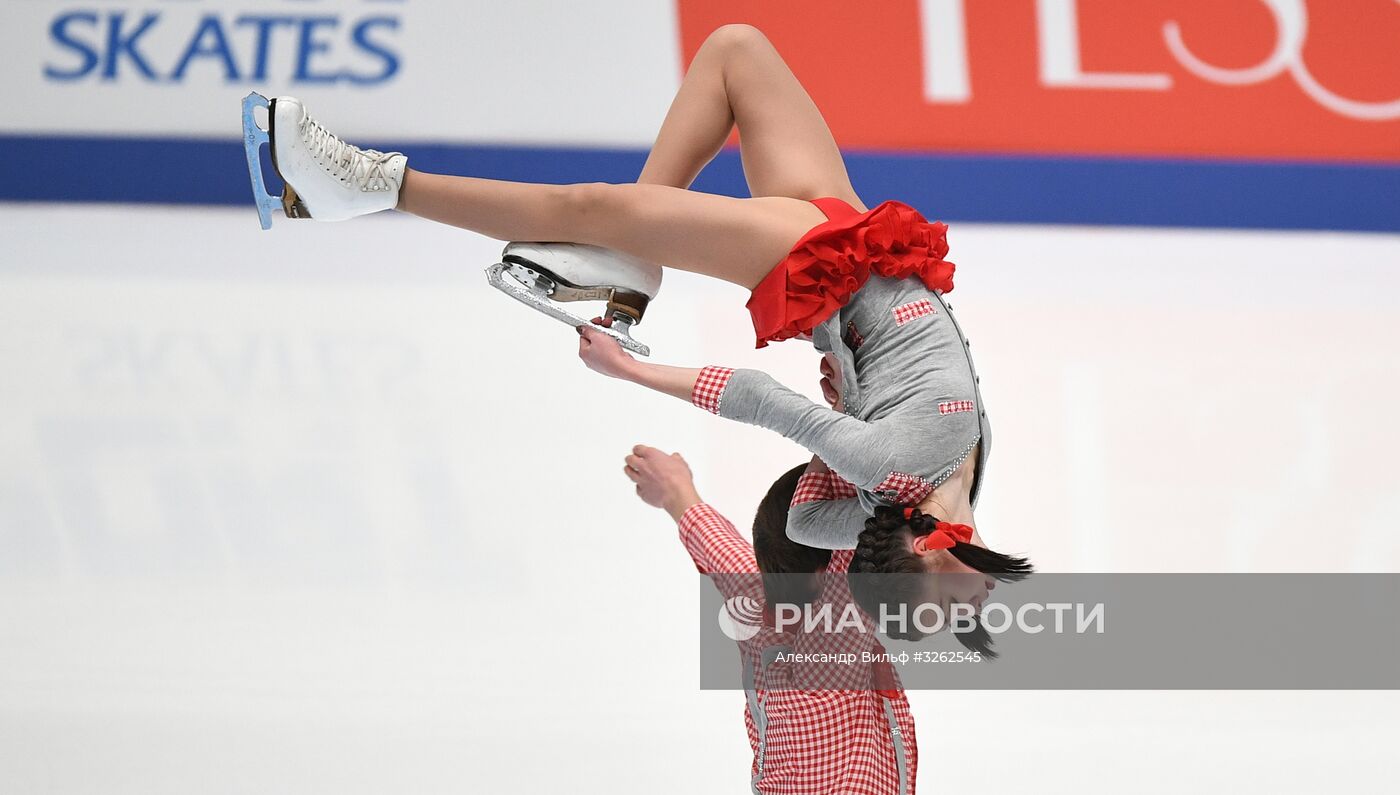 Фигурное катание. Чемпионат России. Пары. Короткая программа