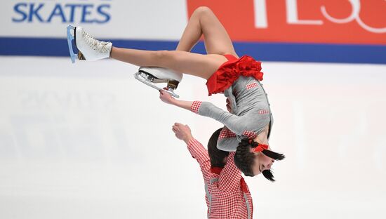 Фигурное катание. Чемпионат России. Пары. Короткая программа