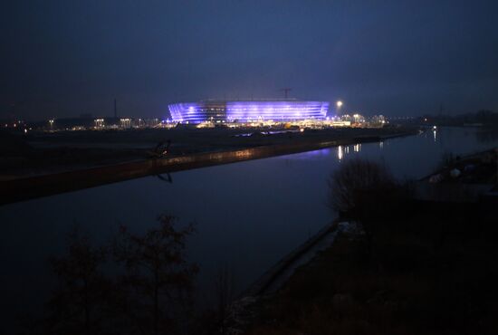 Строительство стадиона "Калининград"