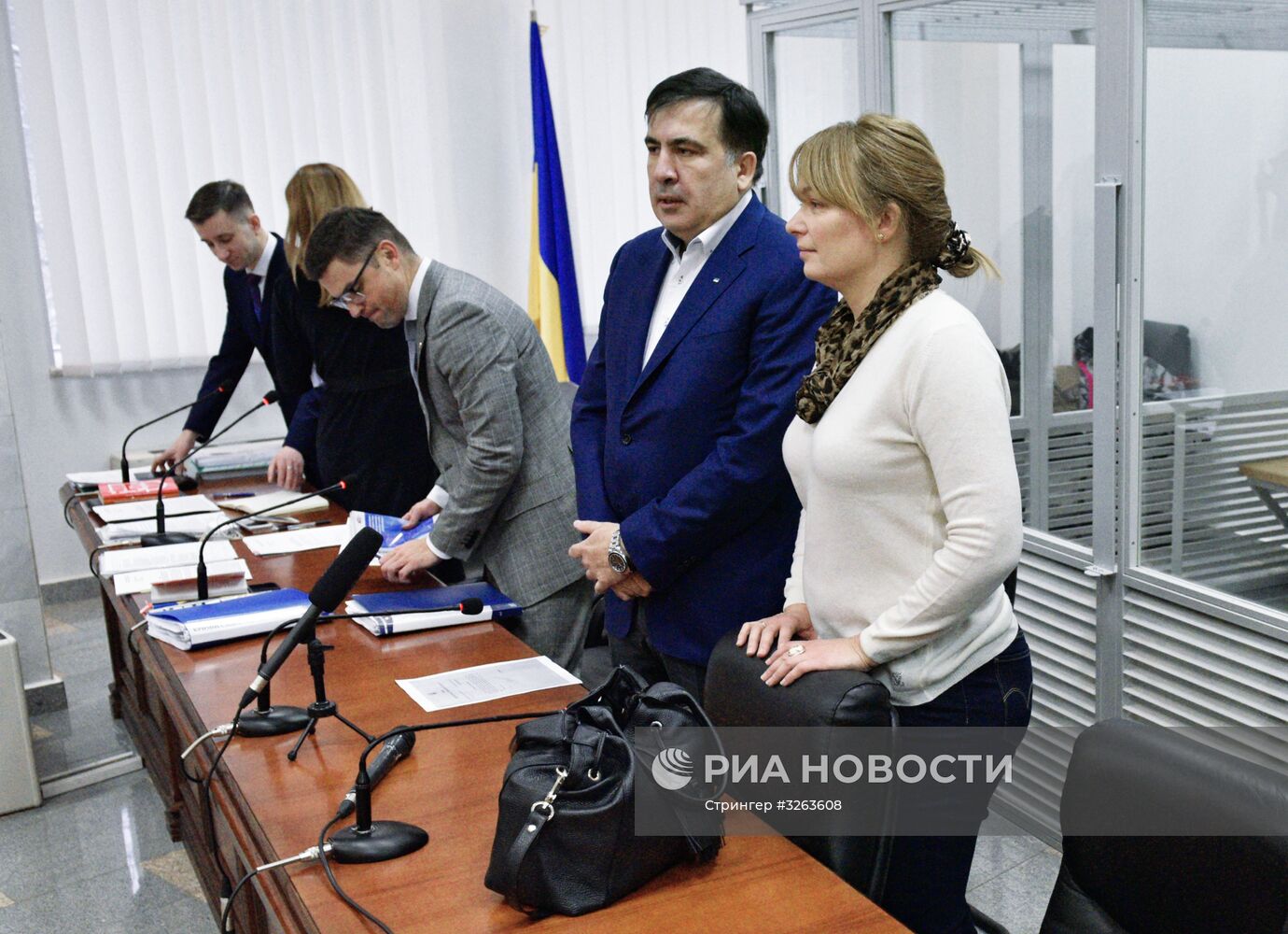 Заседание Апелляционного суда Киева по делу М. Саакашвили
