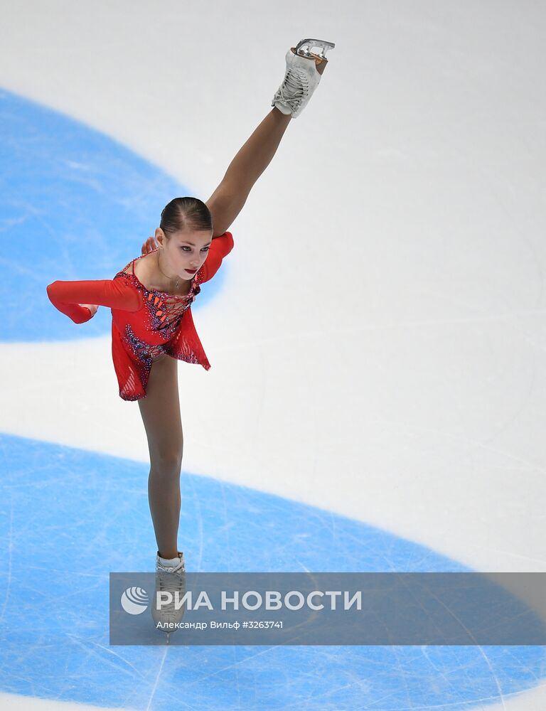 Фигурное катание. Чемпионат России. Женщины. Короткая программа